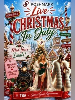 Live Christmas In July Flyer
Starring Amber and Sandra